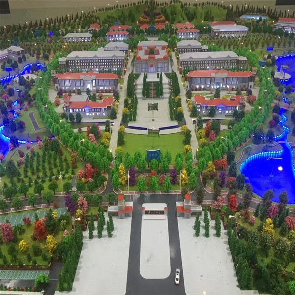 甘肃省公安厅301工程警察学校平川规划模型